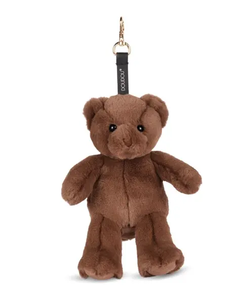Porte clé - Bijou de sac Ours peluche - 20 cm - Marron