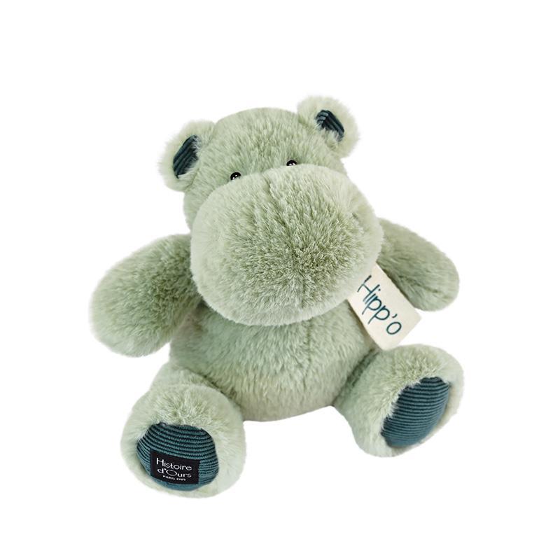Hippo Peluche 25cm - Vert amande