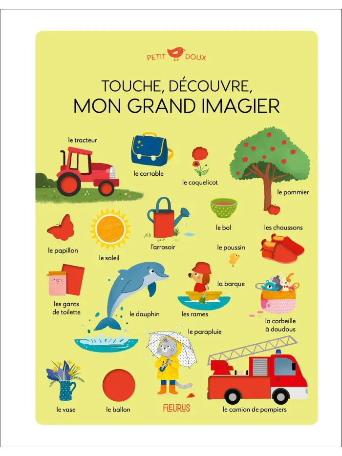 Touche, découvre - Mon grand imagier