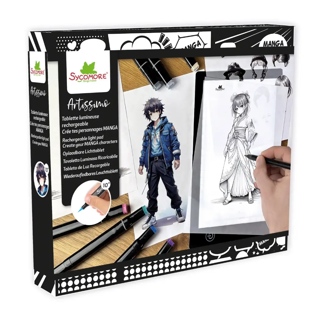 Tablette lumineuse rechargeable Manga