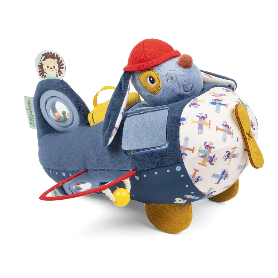[Lilliputiens-83648] Jouet d'activités avion - Jules le chien