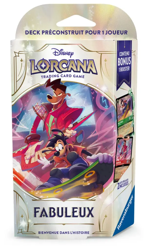 Lorcana S9 - Fabuleux - Deck de démarrage Powerline et Max 