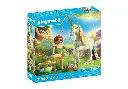71840 - Licorne Fleur d'arc-en-ciel avec fée