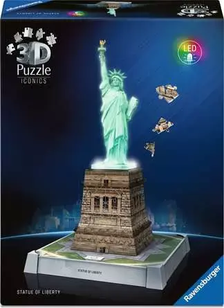 Puzzle 3d Statue de la liberte avec LED