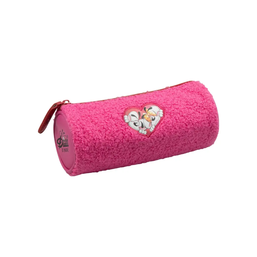 Trousse peluche Diddl rose