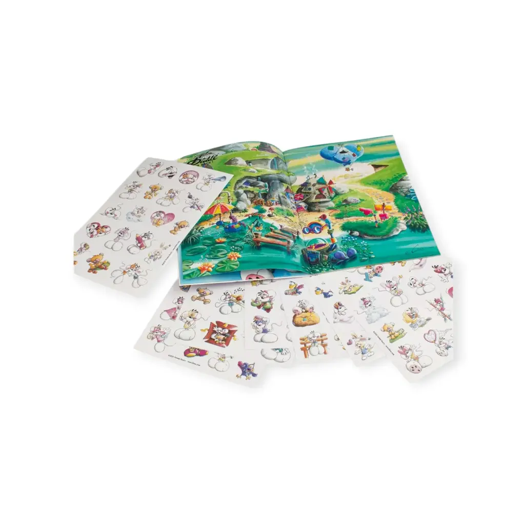 Cahier avec stickers repositionnables A5 Diddl