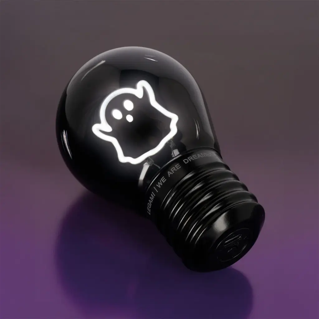 Lampe Décorative de Table en Forme d’Ampoule - Ghost 