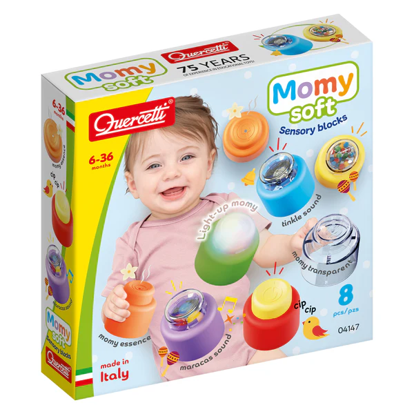 Momy Soft 8 pcs jeux de construction sensoriel