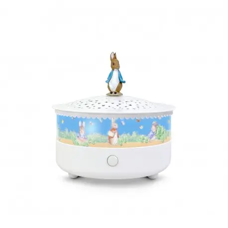 Trousselier - Veilleuse musicale & projecteur d'étoiles Pierre lapin