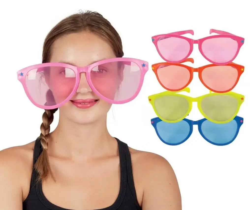 Lunettes géantes - Couleur unie