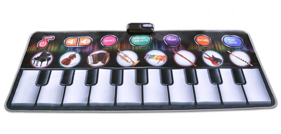 BONTEMPI-TAPIS DE JEU MUSICAL ÉLECTRONIQUE 148X60 CM