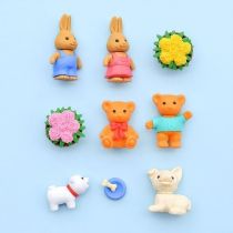  gomme iwako - Les animaux du parc 