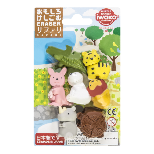  gomme iwako - safari