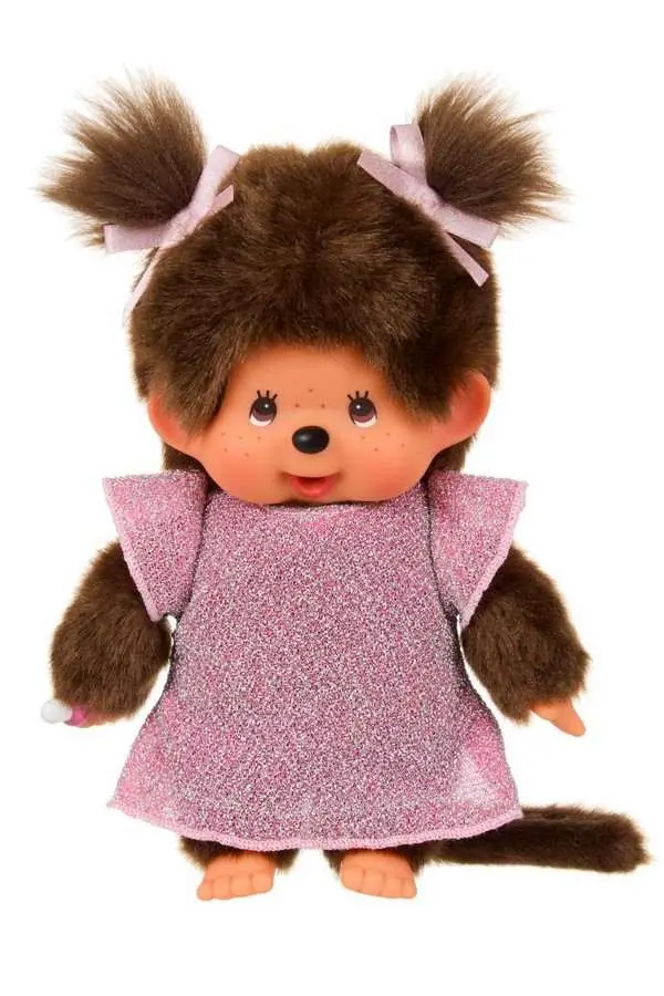 monchhichi 20cm Roba paillettes grise