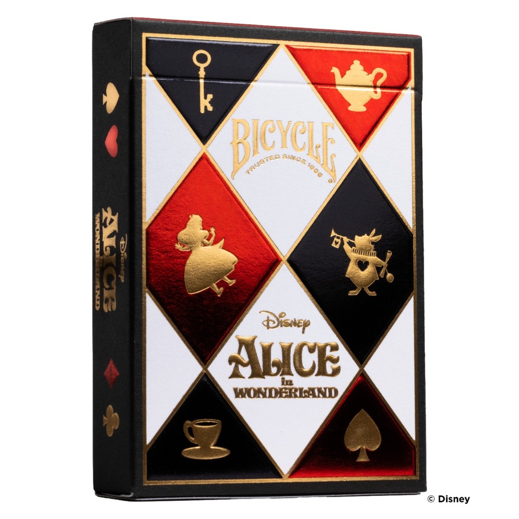 Cartes de poker bicycle Disney Alice in Wonderland