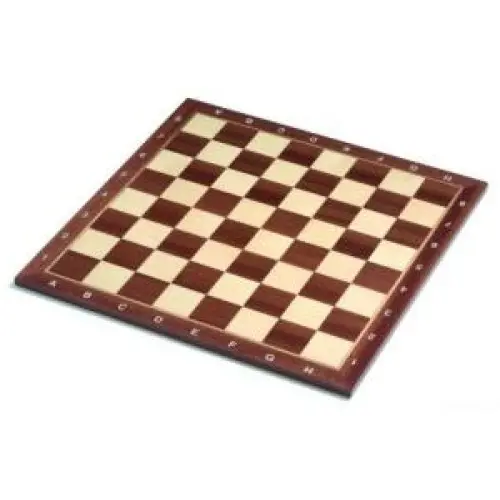 Échiquier acajou/écrable 48cm (lettres+chiffres)