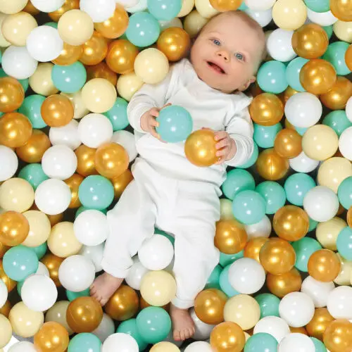 Ludi - Lot de 90 balles or