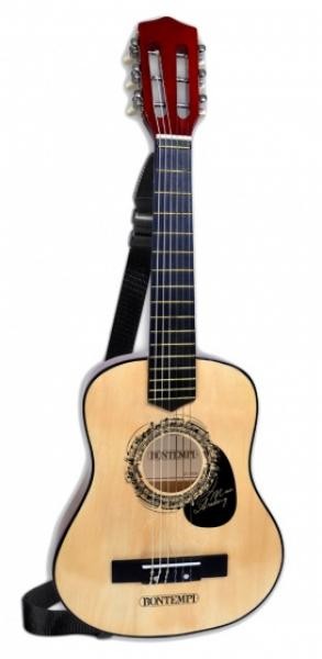 Bontempi- Guitare classique en bois à 6 cordes 75cm