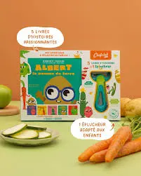Chefclub kids - 5 livrets d'histoire et un éplucheur 