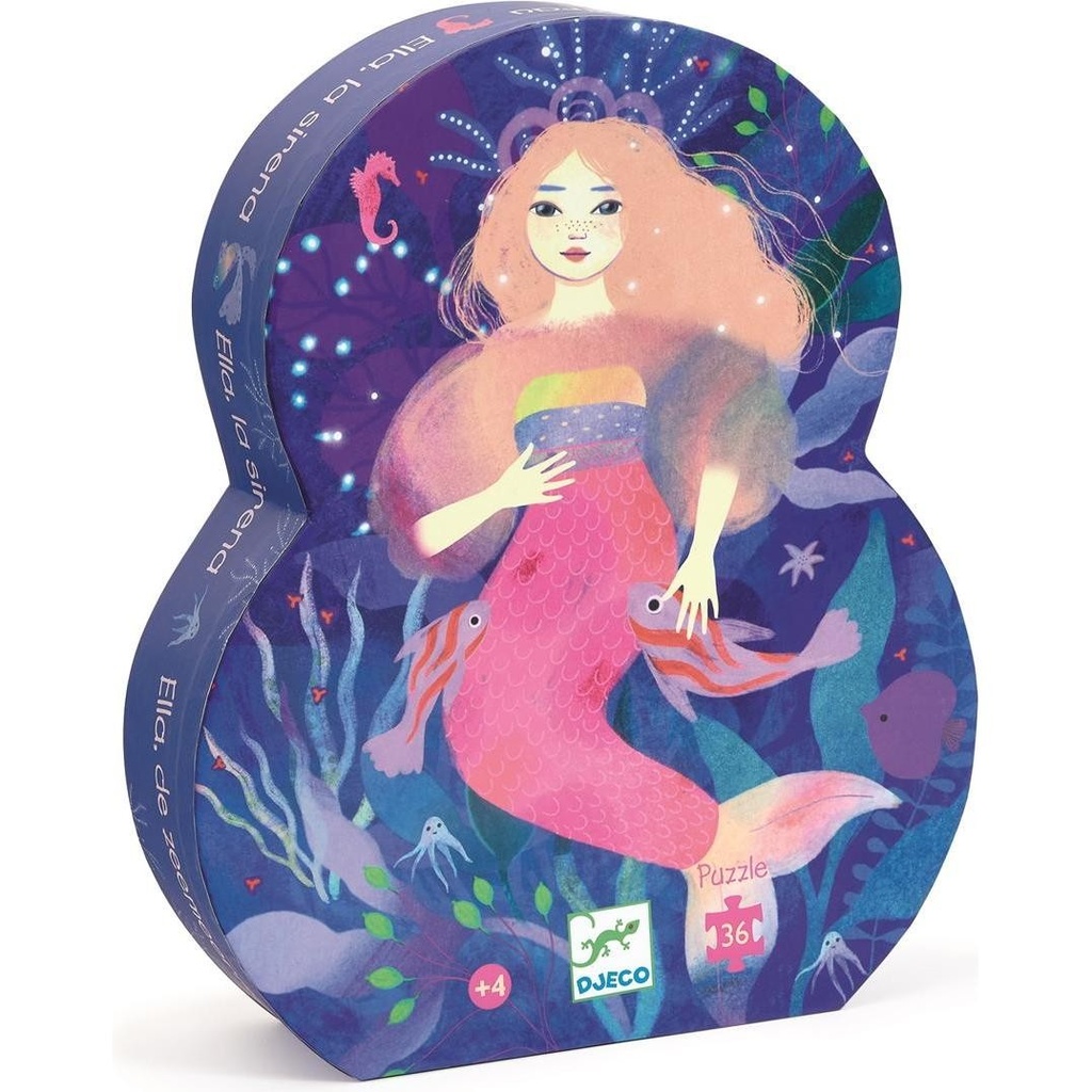  Puzzle Silhouette - Ella la sirene 36pcs
