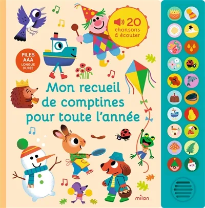 mon recueil de comptines pour toute l'année