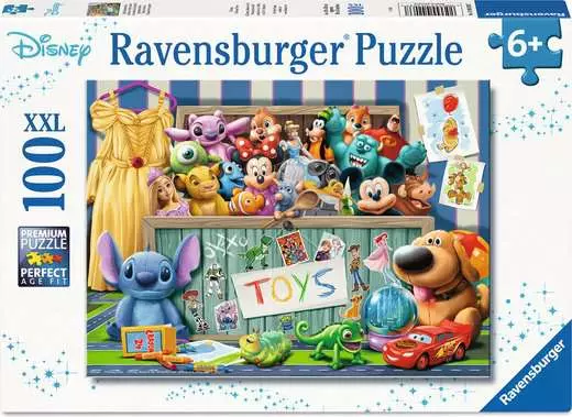 Puzzle - Coffre Jouets Pixar - 100pcs