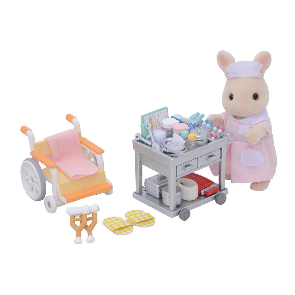 Sylvanian - L'infirmière et accessoires
