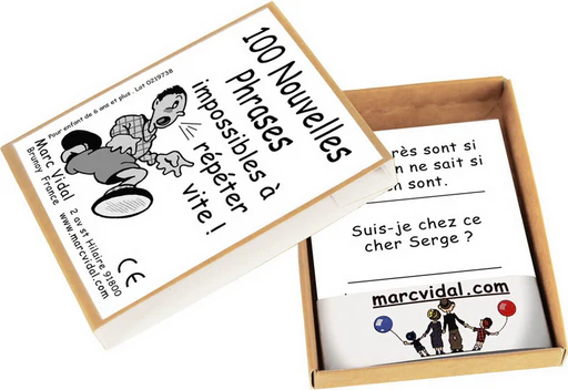 100 Nouvelles Phrases impossibles à répéter vite !
