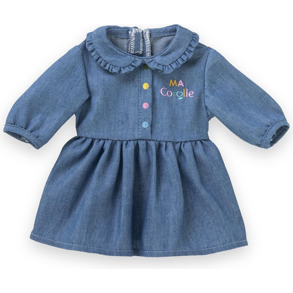 Robe denim manches longues 