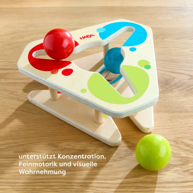 Toboggan à billes debout - Tâches de peinture