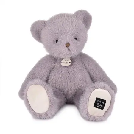  Ours Clementin Gris Lavande - 38 cm