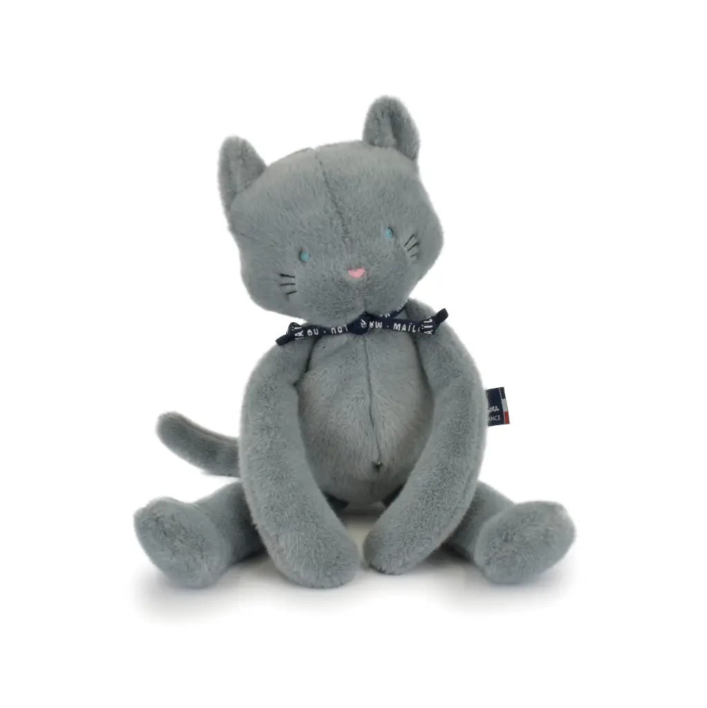 Chat Méloé bleu gris - 37cm