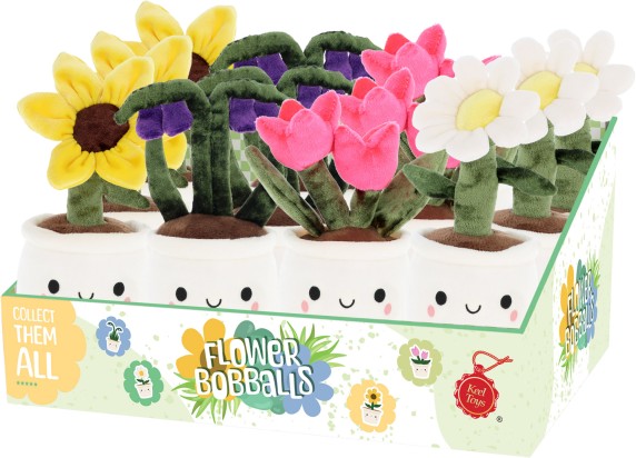  Assortiment peluches Plantes fleuries 12cm (pièce)