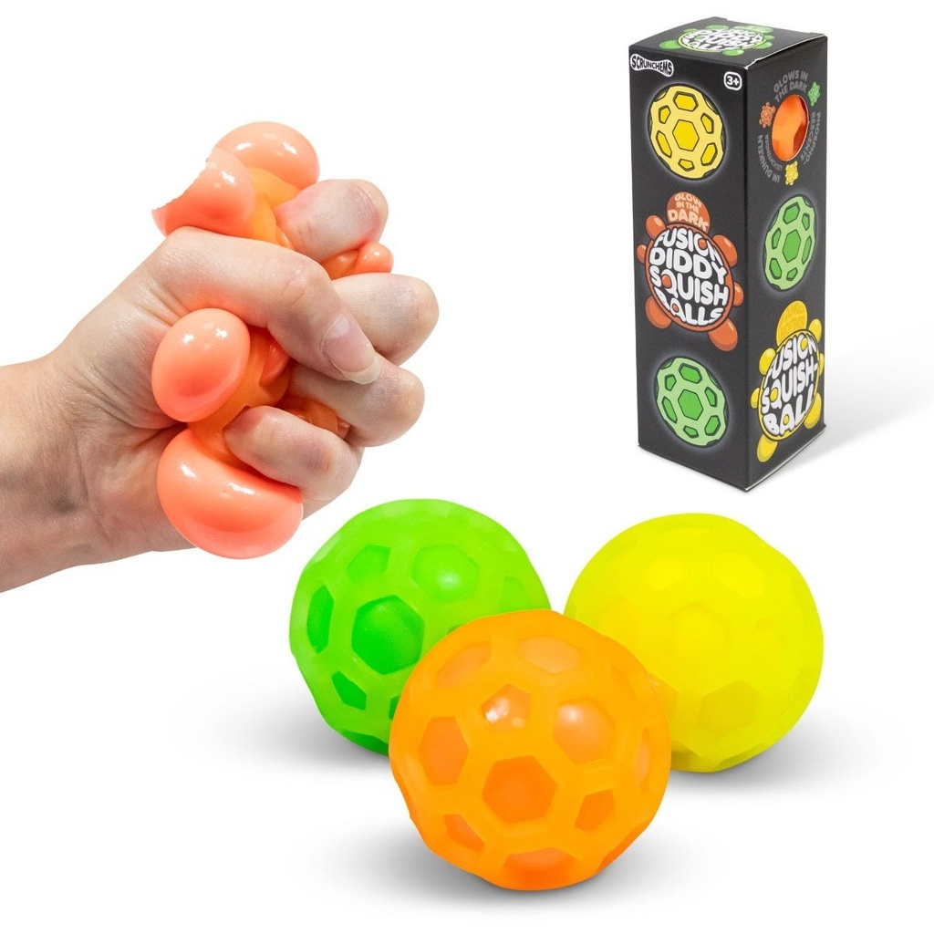 Scrunchems Fusion Diddy Squish Balls - 3Pack
