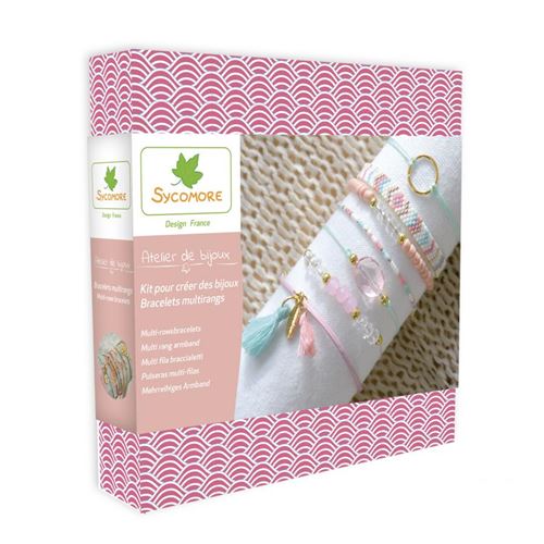 Atelier bijoux - kit pour créer des bijoux bracelets multi-rangs