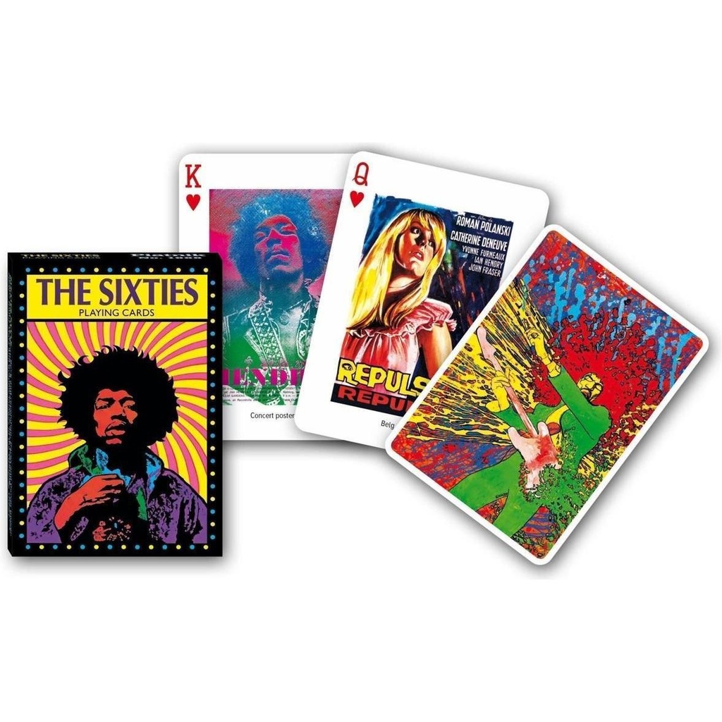 Jeu de cartes - The sixties 