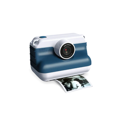 Appareil photo à  impression thermique bleu