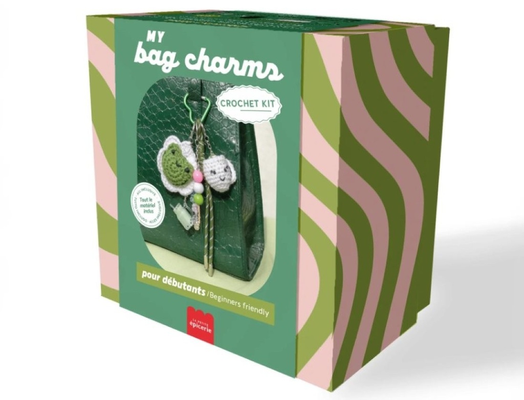 Kit DIY Crochet Bag Charms - Matcha Club