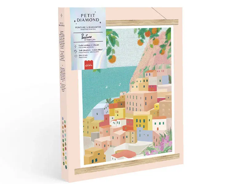 Coffret Petit Diamond - Diamond Painting Positano  par Petra Lidze