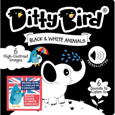 Ditty Bird - Black and White Animals