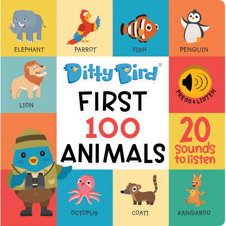 Ditty Bird First 100 Book (Animals)