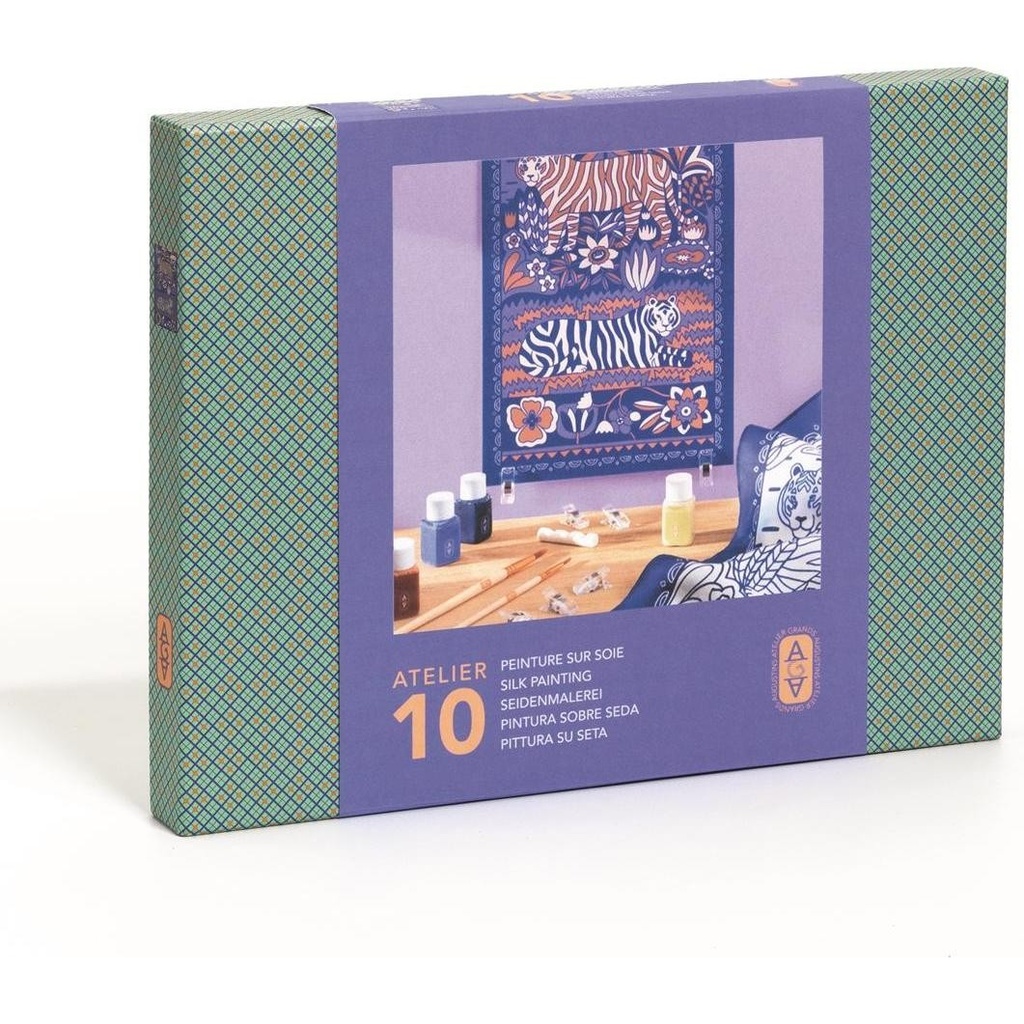 Atelier 10 -  Peinture sur  Soie