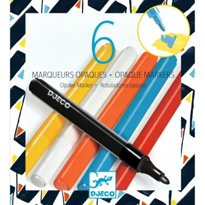 6 marqueurs opaques - Street Art 