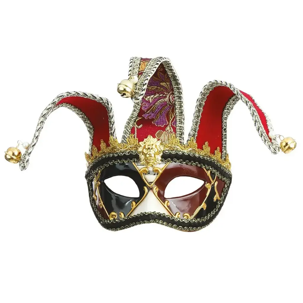  Loup vénitien avec grelots