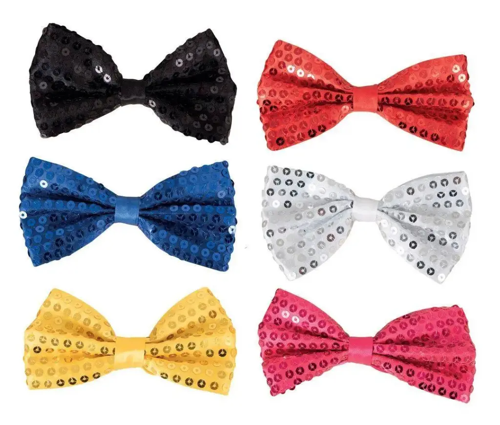 Nœud papillon à sequins - couleur aléatoire