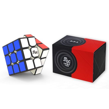 Rubicube - 3x3 Black Speed Cube Magic Cube Puzzle Toys