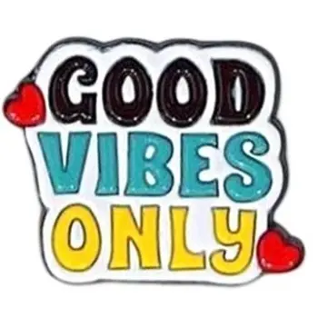 Charm'Z - Pin's de telephone portable - Good vibes Only