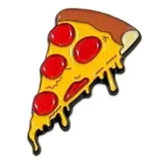 Charm'Z - Pin's de telephone portable - Pizza