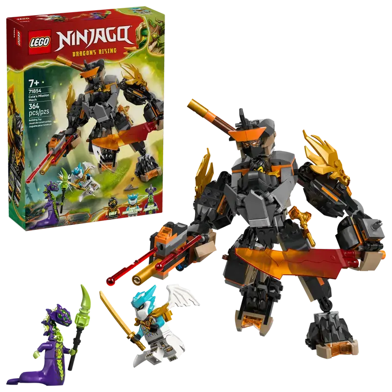  LEGO Ninjago - La mission du robot Cole et du dragon Zane
