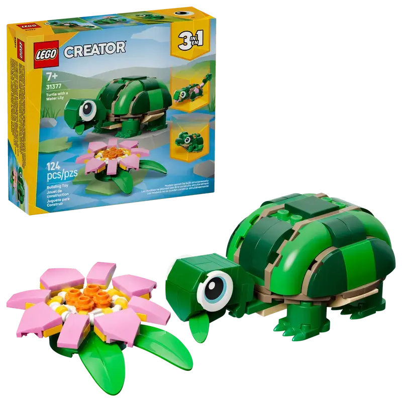 Lego creator - La tortue et la fleur de nénuphar
